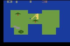 une photo d'Ã©cran de Golf sur Atari 2600